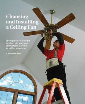 Ceiling Fan Replacement and Installation, Minneapolis, Minnesota